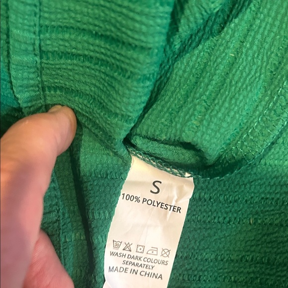 NWOT Elegant Green Women’s Halter Dress Size Small - Picture 5 of 5